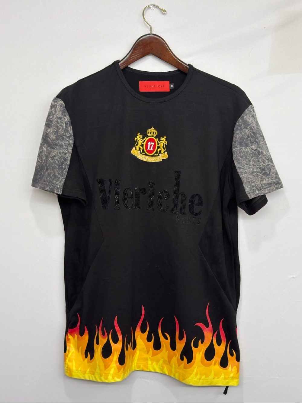 Rare🔥 Vintage Vie + Riche Paris Style Mens Med Tshirt 9/10 Riche As F*ck